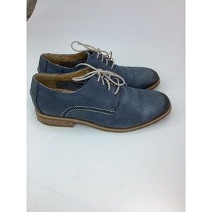 J. Johnston Murphy 59-1787 Mens Sz 9.5 Oxford Derby Dress Shoes Suede Leather